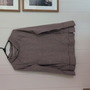 Aerie active brown space-dyed hoodie - women's size S